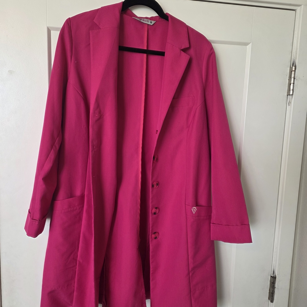 Women's Pink Lab Coat